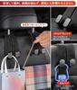 Universal Car Seat Hidden Metal Double Waterproof and Headrest Hooks for Car Interior Convenient Storage MOTTTO-PQB Hooks, Hooks, Stain-Resistant,