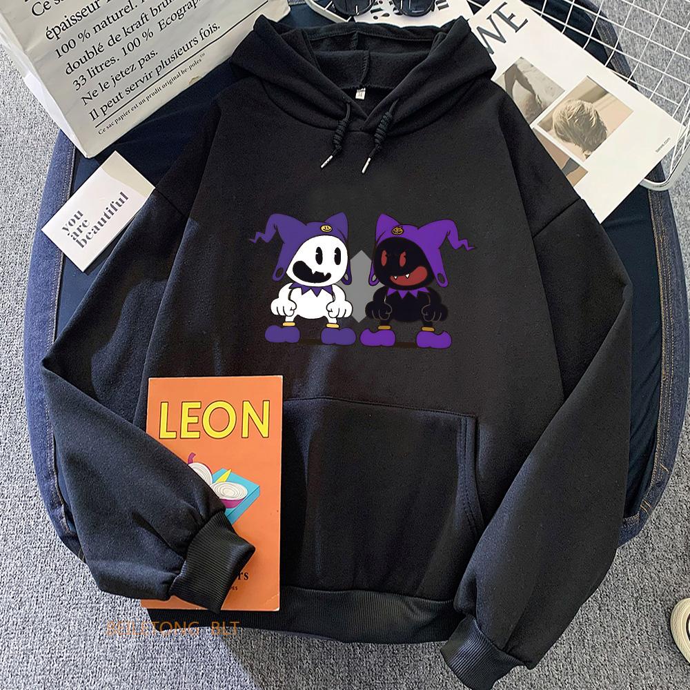 Mikiny Persona Ležérní Pohodlná Mikina s Dlouhým Rukávem Fleece Manga Oblečení Kreslený Potisk Ropa De Mujer Pulovry