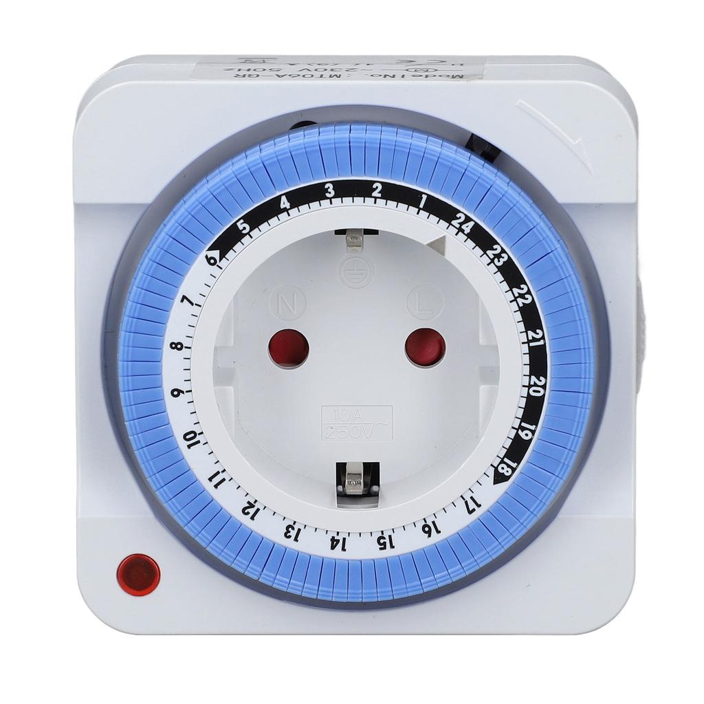 Zeitschaltuhr Steckdose Automatische Zeitsteuerung Lichtausgang 24 Stunden Mechanischer Steckdosen-Controller