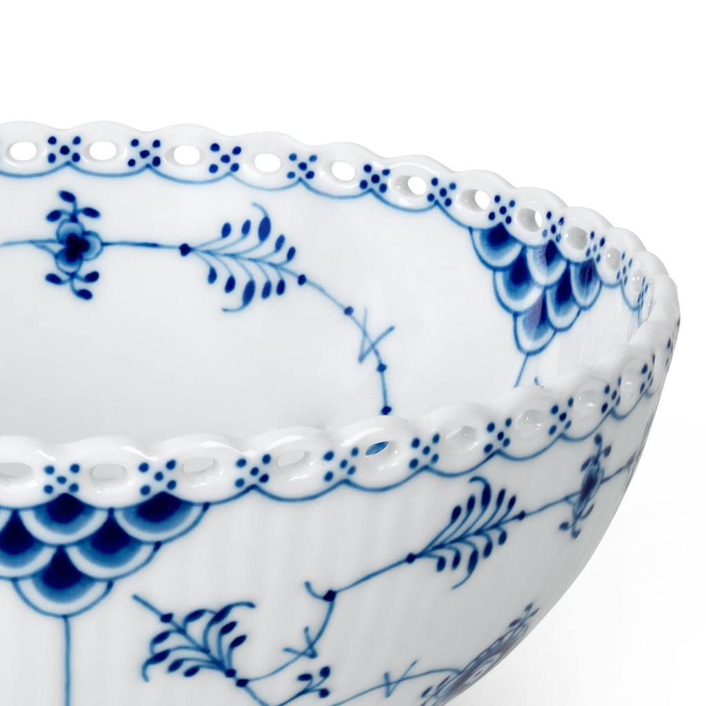 [Officially Imported] Royal Copenhagen Blue Fluted Full Lace Soup Bowl, 500ml, 1065040