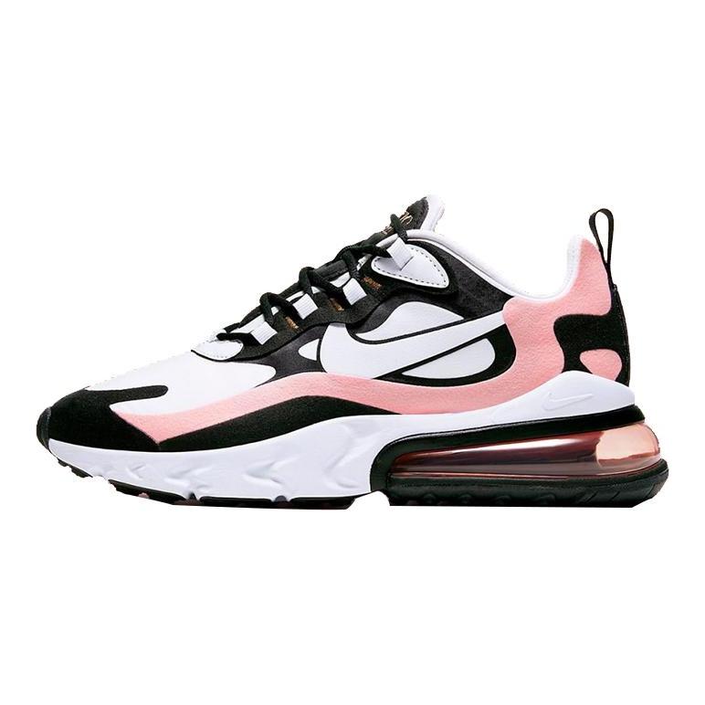 Nike Air Max 270 React Black White Bleached Coral Women's AT6174-005