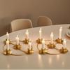 Decorative Candle Stands Iron Taper Candle Holders Candelabra Retro Candlestick Holders for Wedding,Table Centerpieces