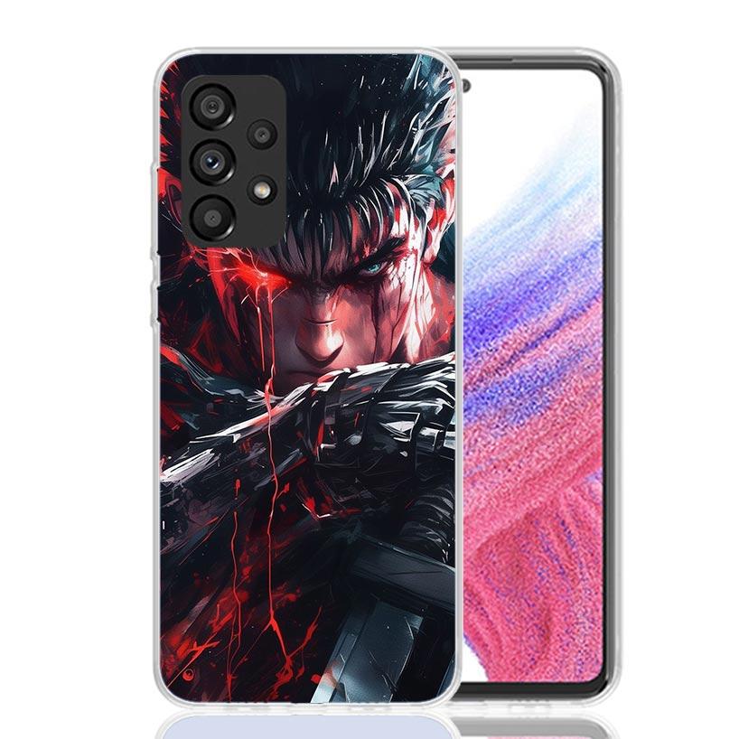 G-Guts B-Berserks Anime Phone Case For Samsung Galaxy A52 A32 A22 A12 A02S A50S A30S A51 A31 AA71 Note 20 Ultra 10 S10 Plus Gala