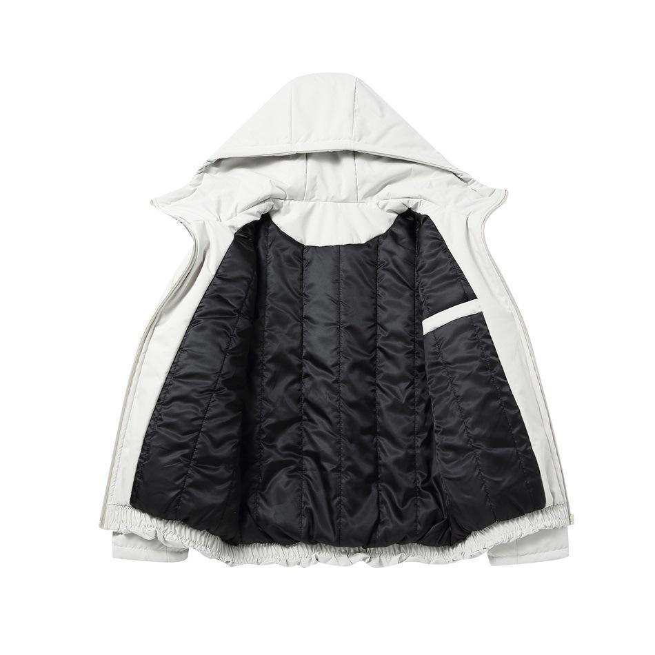 BLACKHOOP Unisex Winterjacke mit Kapuze aus Baumwolle – Funktionelle Outdoor-Bergjacke