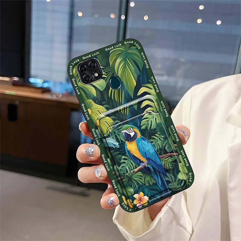 Soft Case Silicone Phone Case For ZTE Blade 20 Cute Card Bag Anti-dust Durable Graffiti Protective Fashion Design TPU