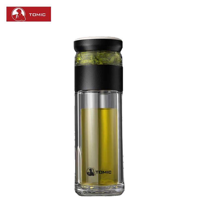 Temi Double-Wall Borosilicate Tea Infuser Bottle
