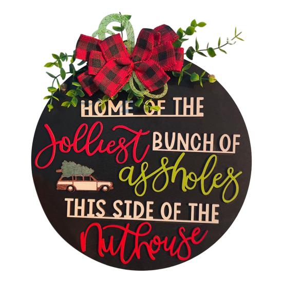 

Рождественский знак Практичный Привлекательный Деревянный Рождественский Фестиваль Подвесной Венок Офис Общежитие Отель Декор Для Подарка