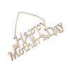 Christmas Ornament Wooden Hollow Festival Hanging Slice DIY Decoration Craft Pendant Plaque