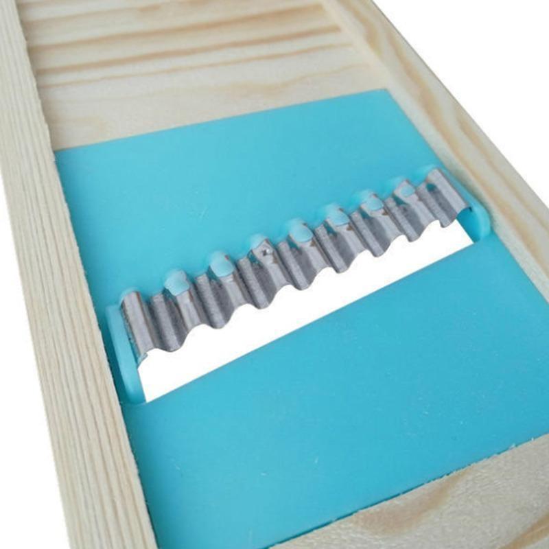 Potato Slicer Cut Potato Grid Wipe Grid Knife Vegetable Cutter Wave Knife Cut Flower Knife Gadgets Accessories