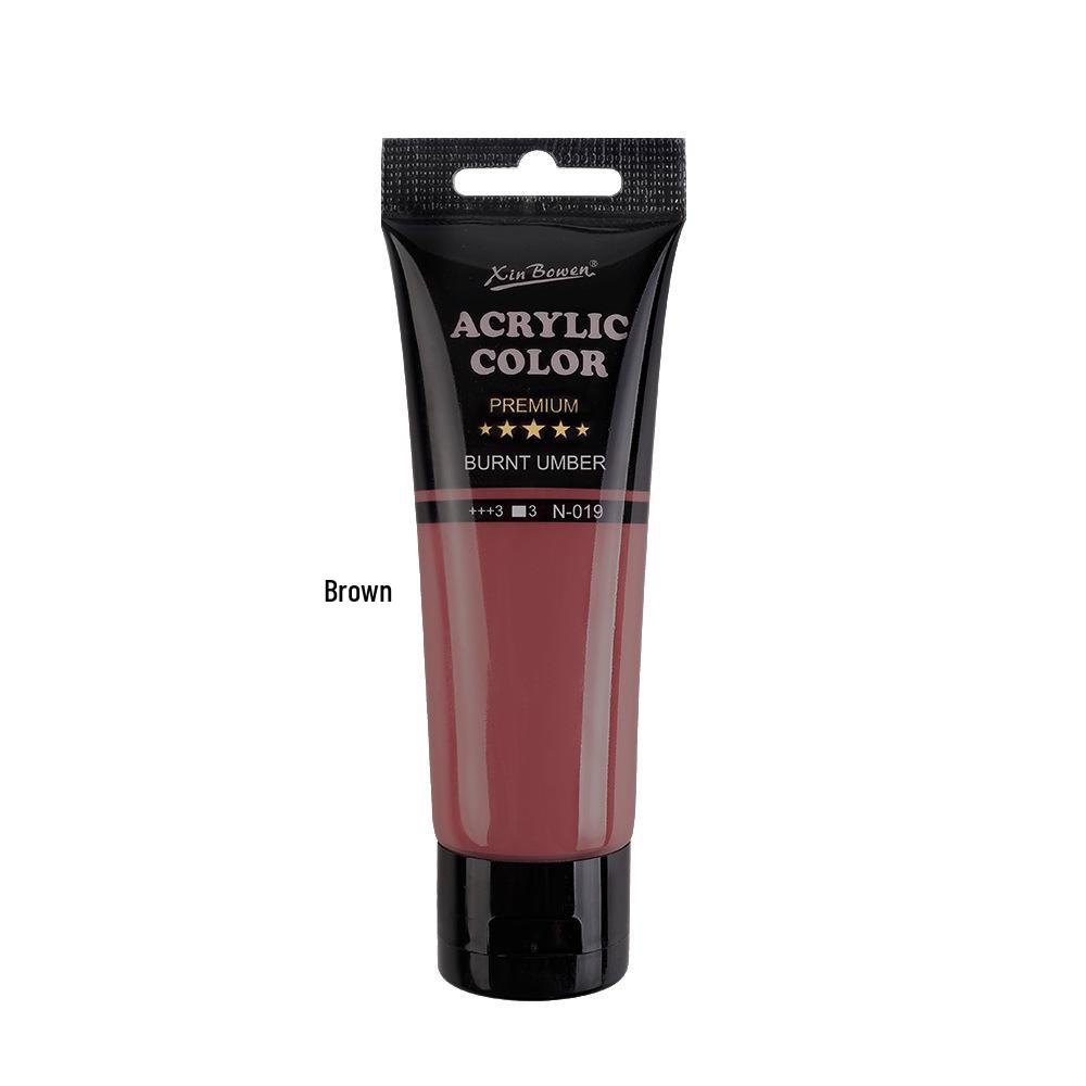 Acrylic Paint Set - 12 Colors, 500ml, Waterproof, Ideal for Art Students and DIY Projects
