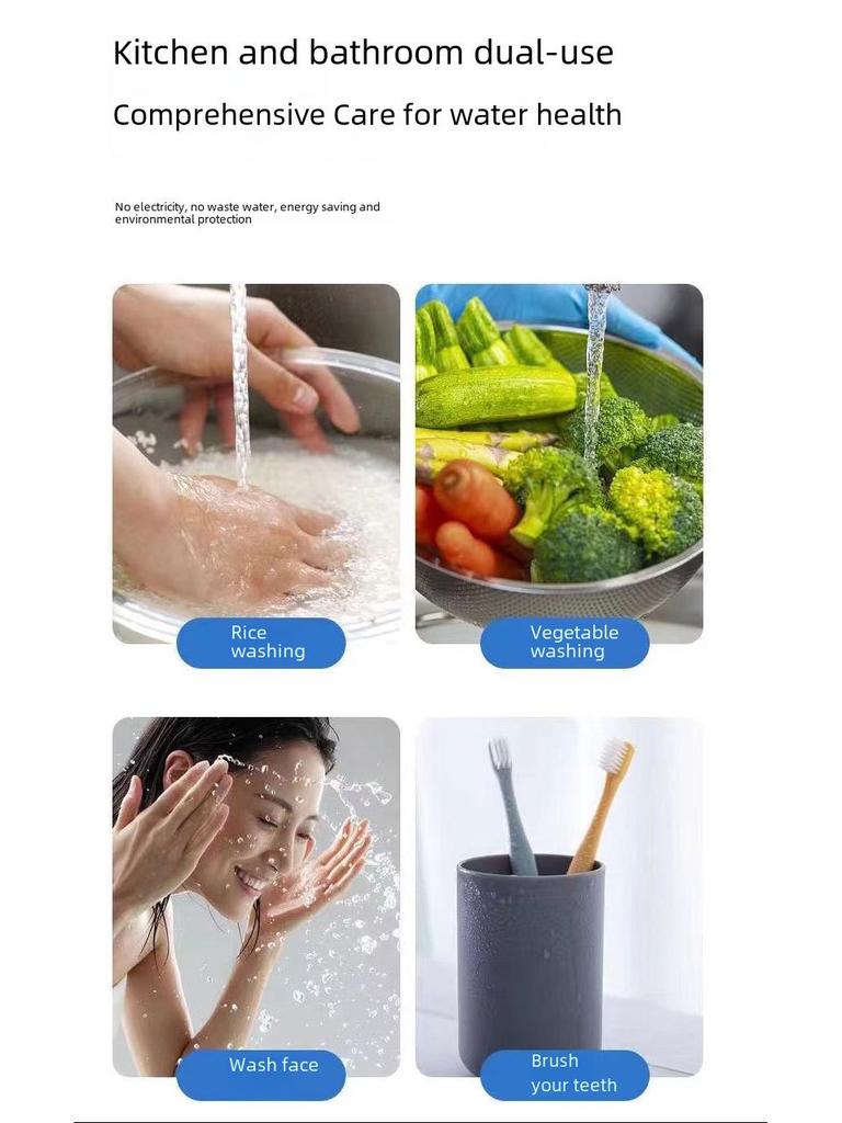 304 Stal nierdzewna Ceramiczny ultrafiltracyjny oczyszczacz wody do kranu kuchennego