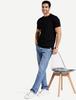 Men's Cotton Rich Polo T Shirt | Mandarin Collar Tshirts | Half Sleeves | Plain - Regular Fit (Available In Plus Sizes)