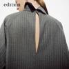 Edition Elite Wardrobe Fall Striped High-Neck Shirt
