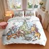 3Pcs Christmas Friends Bedding Sets For All Sizes New 3D Printed Bed Cover Comforter Duvet Cover Pillowcase Bedroom Decoration