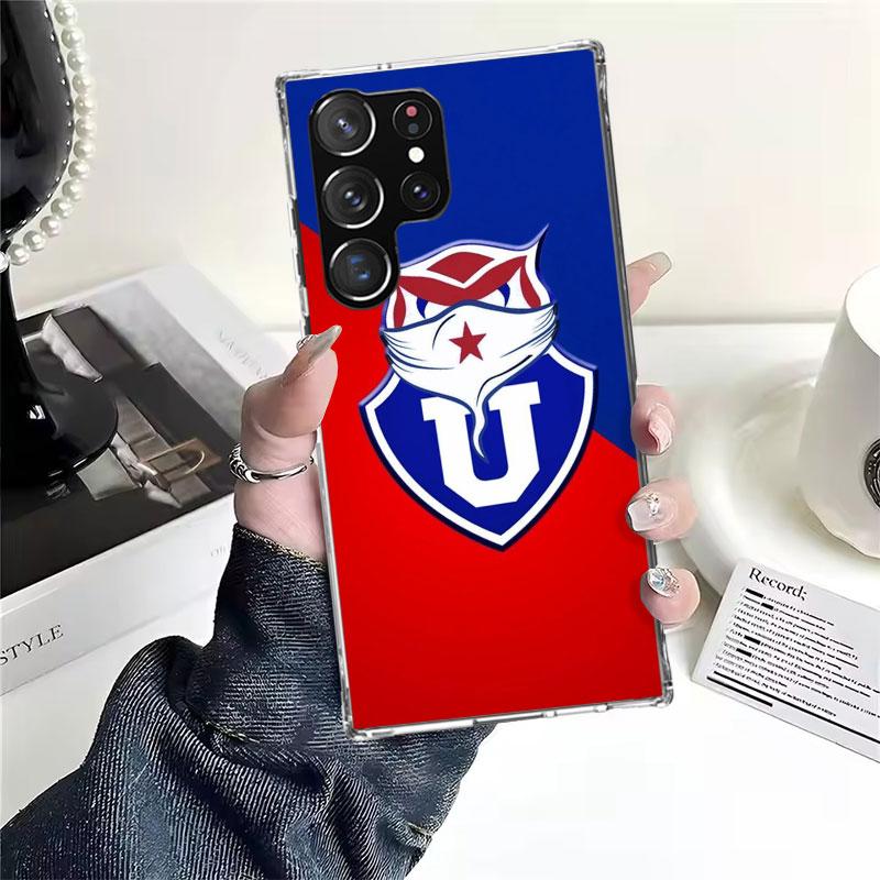 De Chile U-University Logo For Samsung Galaxy Note 20 Ultra 9 8 10 Pro Phone Case S10E S10 Lite S9 Plus S8 + S7 Edge A6 A7 A8 J4