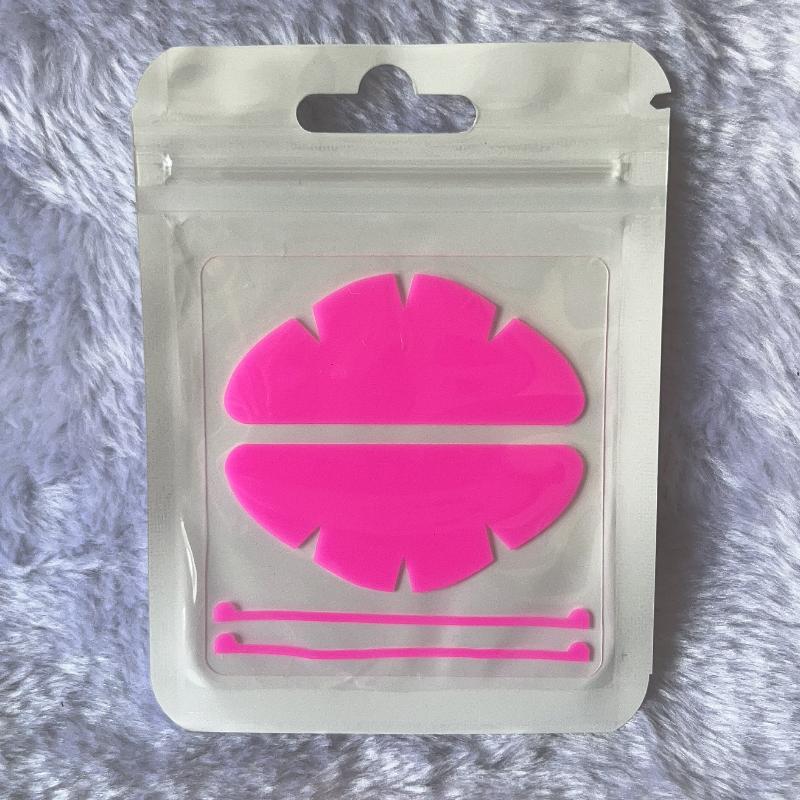

1Set Silicon Eye Pads For Lash Lifting Reusable Eyelash Perming Silicone Pad Lash Lift Ribbons Eyelash Extension Makeup Tools рожевий червоний колір