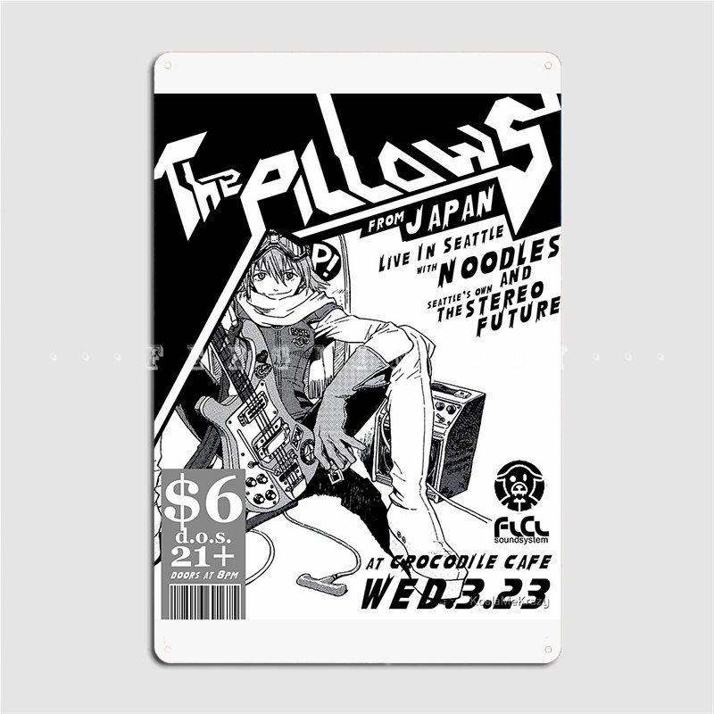 

Flcl The Pillows Live Metal Sign Wall Pub Pub Garage Custom Painting Décor Tin Sign Poster 20x30cm（7.8x11.8inch）