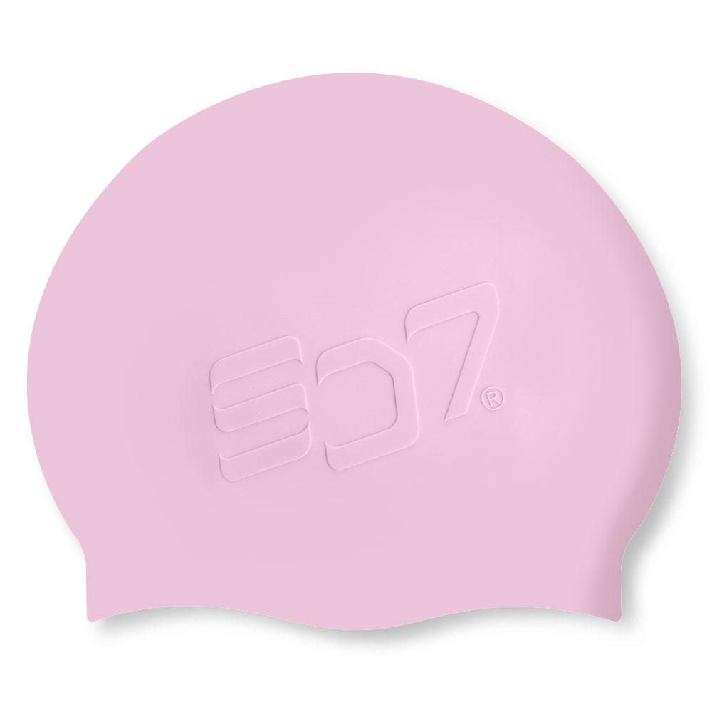 Eseudisebeun Embossed Silicone Swim Cap Light Pink