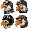 The Eagle In The Helmet Car Stickers Waterproof Vinyl Decals Auto Body Window Bumper Decor Motorcycle Helmet Stickers TM335
