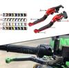 AL-mart Retractable Telescopic 6-Stage Adjustable Brake Clutch Lever Set for Suzuki GSX1300R Hayabusa 1999-2007 GSX650F 2008-2015