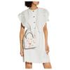 Coach Willis 18 Heart Print Classic Top Handle Bag Women Handbags White C3919-B4HA