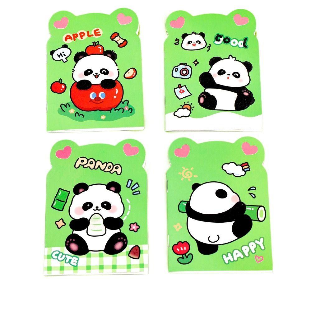16Sheets Pocket Notebook Panda Notepad Cartoon Diary Book  Student