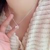 White Bow Necklace French Minimalist Choker Chain Women Luxury Accessory