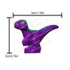 Dinosaur World Chase Tyrannosaurus Rex Triceratops Stegosaurus Action Figures Building Blocks Accessories Toys for Children