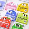 Cartoon Fruit Memo Pad Paper Dopamine Pull Out Design Planner Schedule Stickers Self-Adhesive Pearlescent Transparent