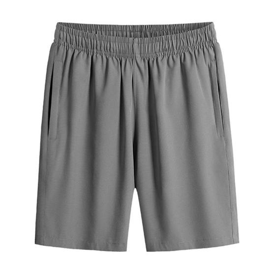 

Шорты из ледяного шелка, впитывающие влагу, дышащие повседневные спортивные шорты из ледяного шелка, спортивная одежда XL серый