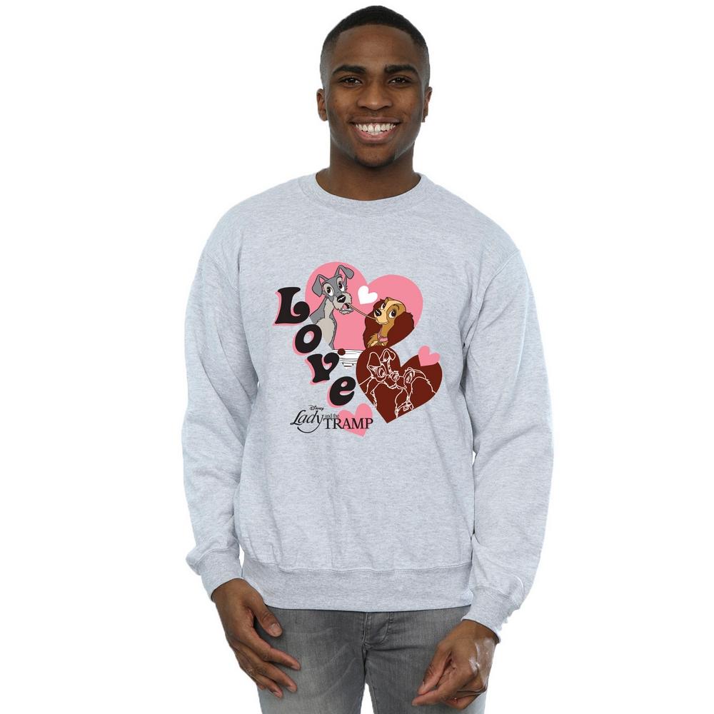 Lady And The Tramp Mens Spaghetti Love Sweatshirt