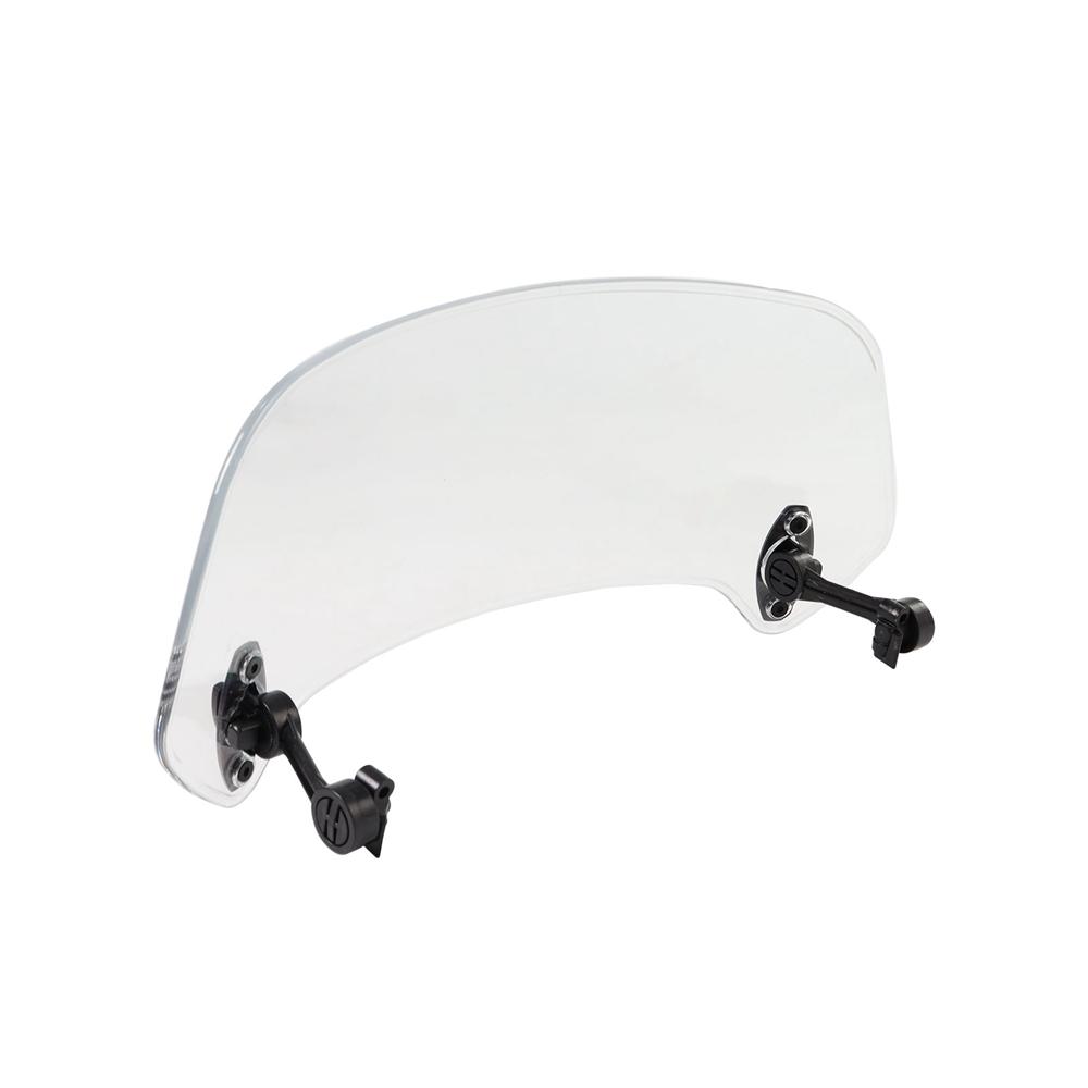 Universal Motorcycle Windshield Extension Adjustable Spoiler Clamp-On Windscreen Deflector For BMW KAWASAKI YAMAHA HONDA SUZUKI