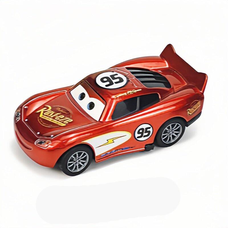 Pixar Cars 2 Giocattolo Saetta McQueen Jackson Storm Sceriffo Macchine da Corsa Dinoco Collezione Minivan Modello in Metallo Pressocolato Macchina da Corsa Bambini