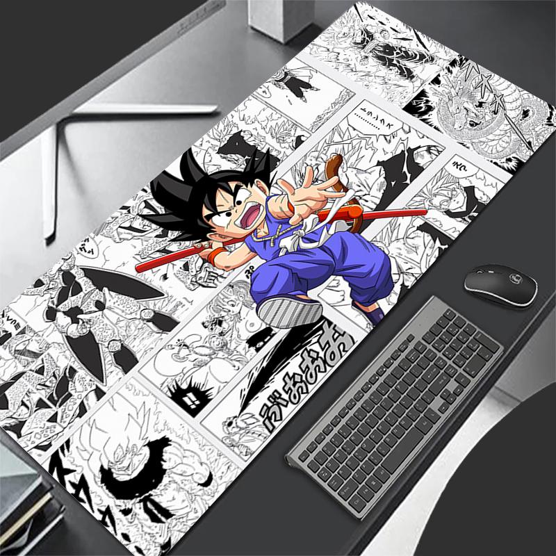 

Mousepad Computer New Goku Mouse Pads Dragon Balls Keyboard Pad Cool Mouse Mat Gamer Soft Office PC Carpet Table Mat Desktop Mat 30x60x0.2cm
