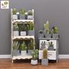 Retro Cement Cactus Bonsai - Small Faux Potted Plant for Office Decoration