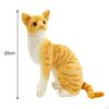 Stuffed Animal Toys Cute Cats Doll Comfortable Birthday Gifts Animals Pillow Lifelike Cat for