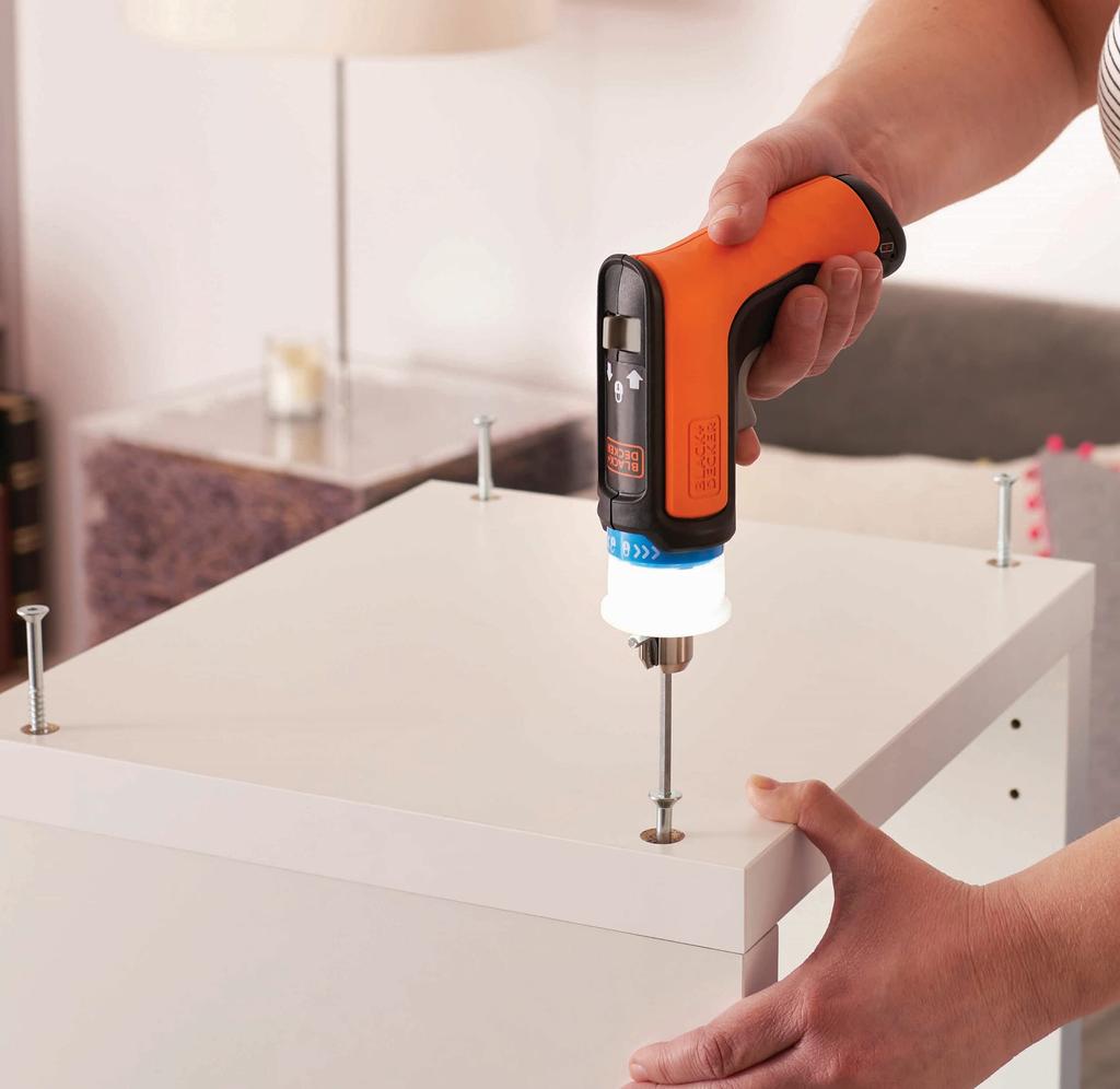 BCRTA601 Hex Lightweight and USB Charging BLACK+DECKER Screwdriver, Wrench, Compact, 3.6V