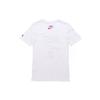 Nike Sportswear Letter Print Crew Neck T-Shirt Men Tops White AQ5195-100