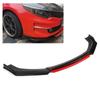 Sharp Glanz Schwarz Rot Zunge Front Stoßstange Lippe Kinn Spoiler Splitter Diffusor Body Kit Trim Air Dam Protector Universal Die meisten Auto