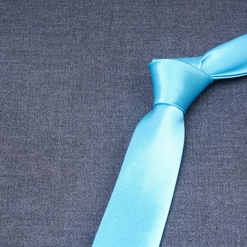 8cm Jednobarevná Polyesterová Hedvábná Pánská Kravata, Více Barev k Dispozici pro Business nebo Neformální Nošení
