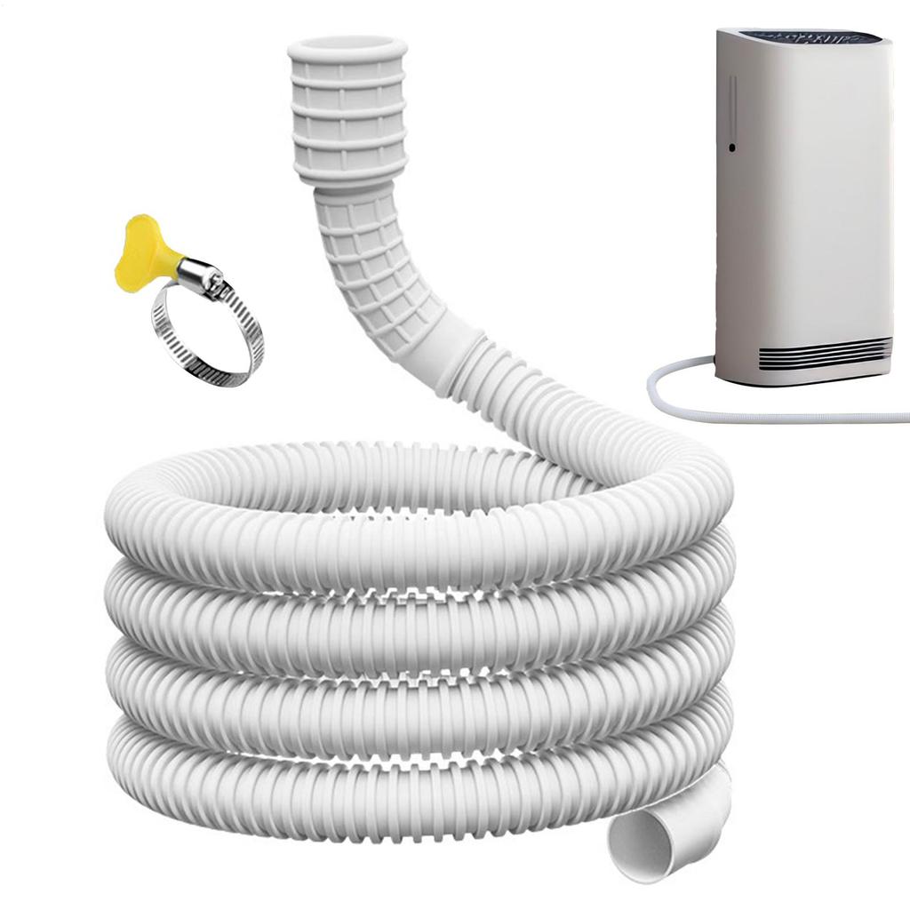 Dehumidifier Adapter Hose with Connection Clip Flexible Air Conditioners Drain Hose Garden Faucets Hose Replacement