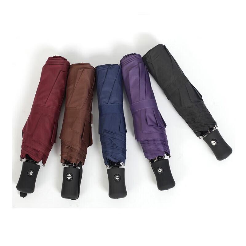 Tri-polar Automatic Tri-fold Umbrella