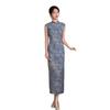 Retro Improved New Chinese Long Hong Kong Style Sleeveless Cheongsam Women's Spring and Summer New Slim and Thin Daily Wear