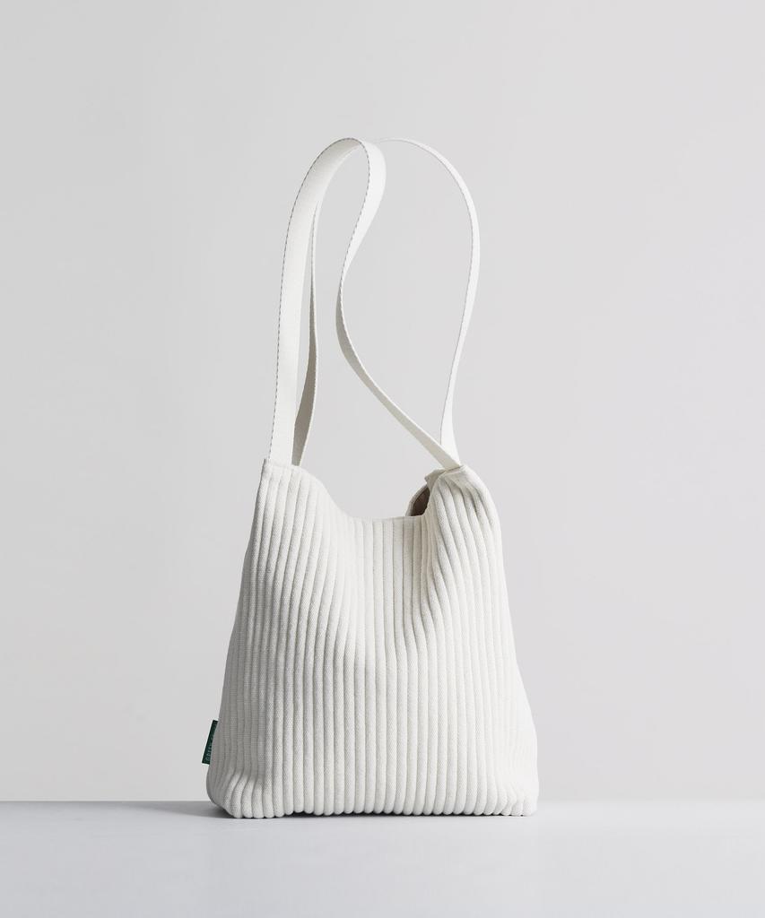 Green Stuff Effortlessly Boxy Shopper Bag 61 Ribbed Corduroy - Ivory