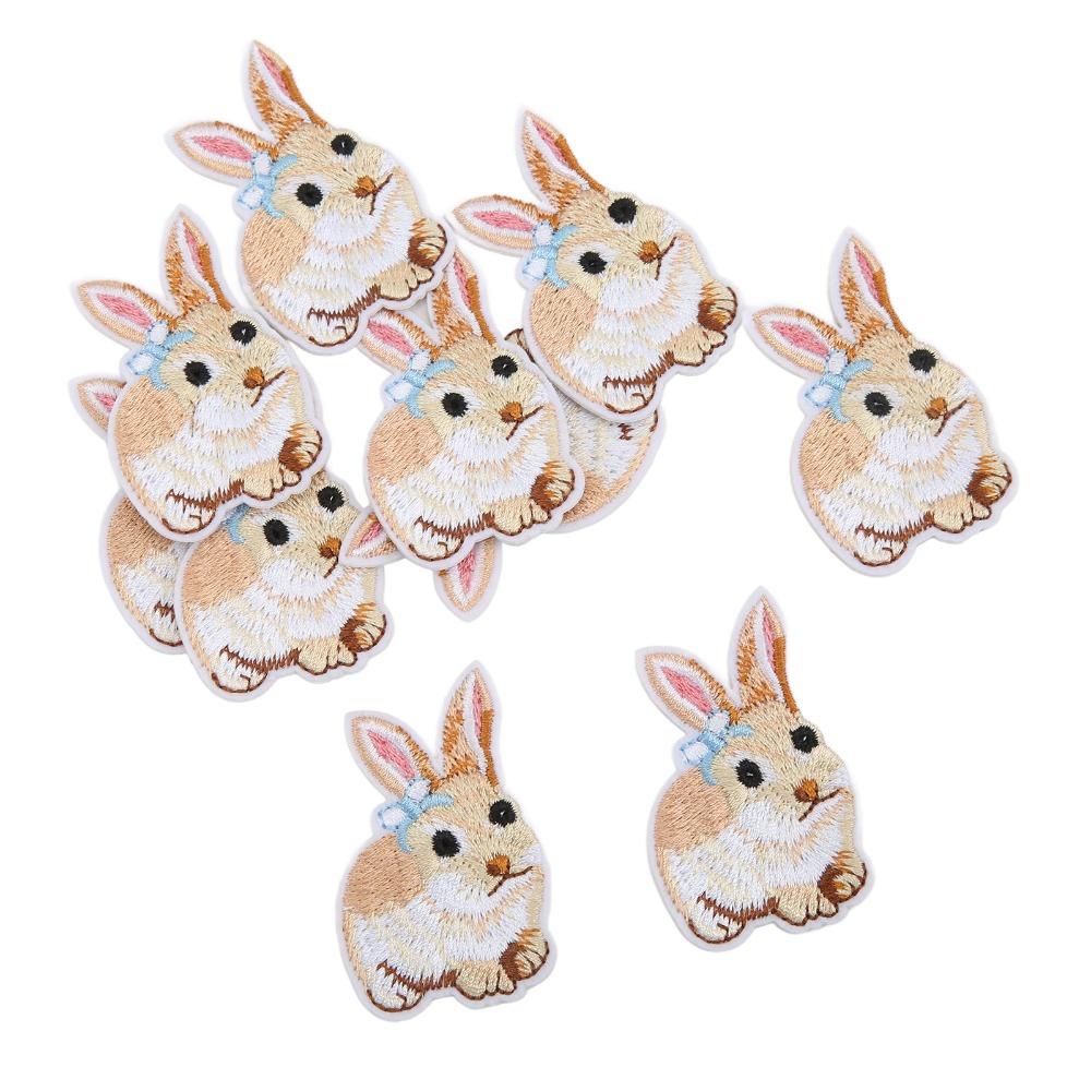 10pcs Embroidered Embroidered Patches Lightweight DIY Patches Durable Iron On Patches  Bag