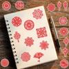 50PCS Chinese Spring Festival Window Stickers Graffiti Nostalgia Stationery Laptop DIY Scrapbook Luggage Personality Sticker