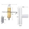 10Pcs Automatic Rabbit Nipples Drinker, Animal Water Feeding Tools, Rabbit Bunny Pet Rodents Drinking Fountains Nipple Tools
