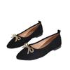 New Versatile Flat Shoes Single Shoes Women's Shoes Bean Shoes and Shallow Shoes Devotion