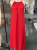 Women's Sleeveless Halter Tank Dress - Summer Style, Solid Color