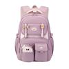 Lightweight High School Girls Schoolbag High Capacity Waterproof Wear-resistant Oxford Primary Junior High School Student Grades 3-9 Teenager Backpack